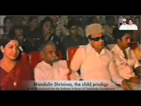 MGR, Jayalalitha, Kamal Hassan at Mandolin Srinivas award Event