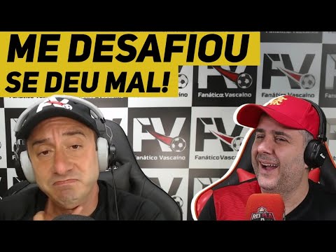 FÁBIO AZEVEDO ME DESAFIOU E SE DEU MAL! HAUHAUHA VASCO 0 X 1 INTERNACIONAL