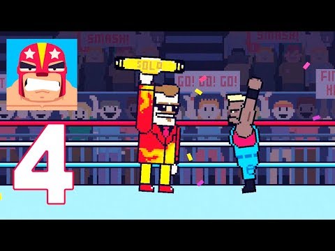 Rowdy Wrestling - Walkthrough Gameplay Part 4 - Wes Phoenix All TOURNAMENTS (Android Ios) - YouTube