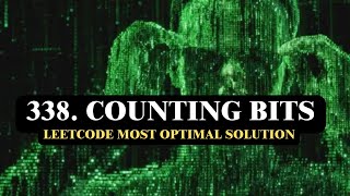 YouTube video 'Leetcode 338 Counting Bits – Cracking the Coding Interview with dynamic programming'