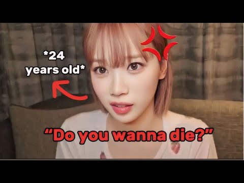 CHAEWON got mad at this 11 years old fearnot for calling her auntie (ft. chaewon anger issue)