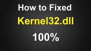 How to Fixed Kernel32.dll Error in Windows XP - Easy &amp; Simple, Must Watch. Recommended!