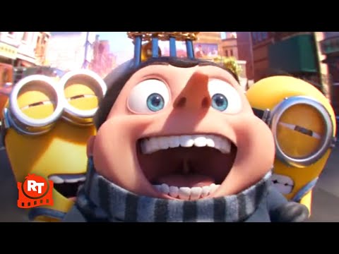 Minions: The Rise of Gru (2022) - Gru Steals the Medallion Scene | Movieclips