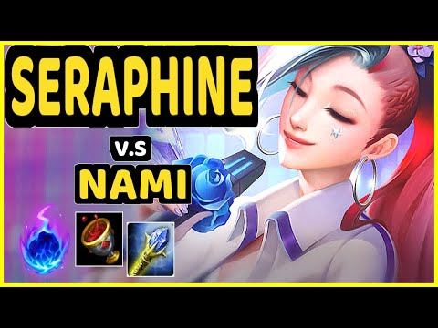 DUMBLEDOGE (SERAPHINE) vs NAMI - BOTTOM SUPPORT GAMEPLAY - EUW Ranked DIAMOND