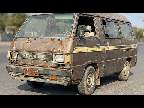 Full Restoration of an Abandoned Mitsubishi Van | From Scrap to Showroom Perfection