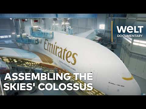 CRAFTING THE SKIES: Airbus A380's Journey from Factory to Flight