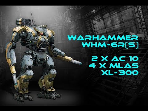 Doppel AC10 Warhammer - WHM-6R(S) - Mechwarrior Online #101