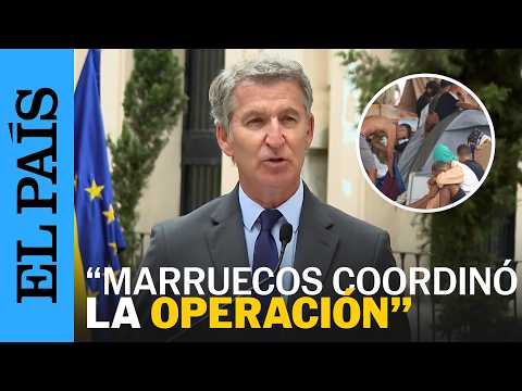 CEUTA | Feijóo pide convocar a la embajadora marroquí: «El Gobierno sabía de la ocupación» | EL PAÍS