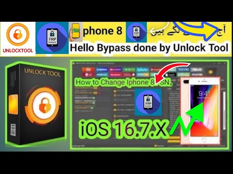 iPhone 8/8plus iOS 16.7.12 Hello Screen Bypass & Unlock Tool | 100% Working Method