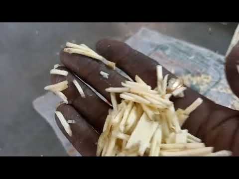Banana strip/stick cutting machine