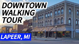 Michigan Small Town Series | Downtown Walking Tour Lapeer, MI #downtow