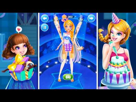Princess Birthday Party - Girl Dress Up Video