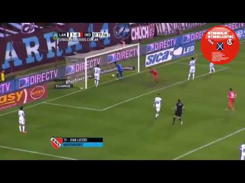 Lanús 1 - 1 Independiente. Gol de Martín Lucero