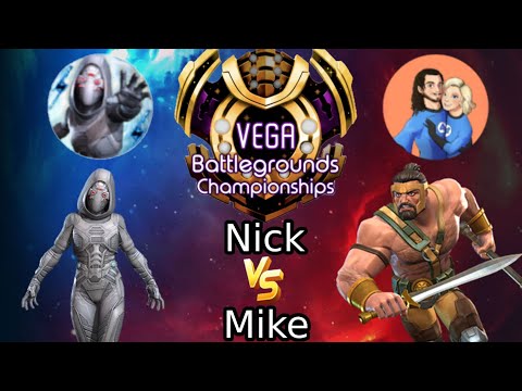 Live! Vega's Battlegrounds Tournament Vs Karatemike! |Marvel Contest Of Champions
