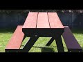 Spinwood Garden Bench To Picnic Table ENG