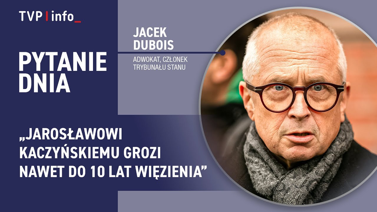 Dubois: Kaczyńskiemu grozi nawet do 10 lat więzienia. Oszustwa są poważną sprawą | PYTANIE DNIA