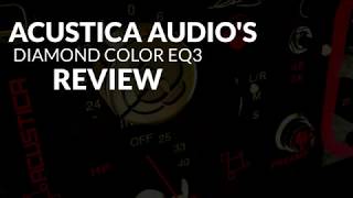Video thumbnail for Acustica Audio's Diamond Color3 EQ(Review) by Machine City Audio
