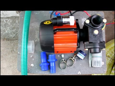 Installing a water pump motor