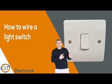 How to wire a light switch