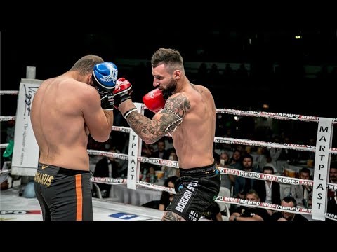 It looked like a fake fight, but then ...