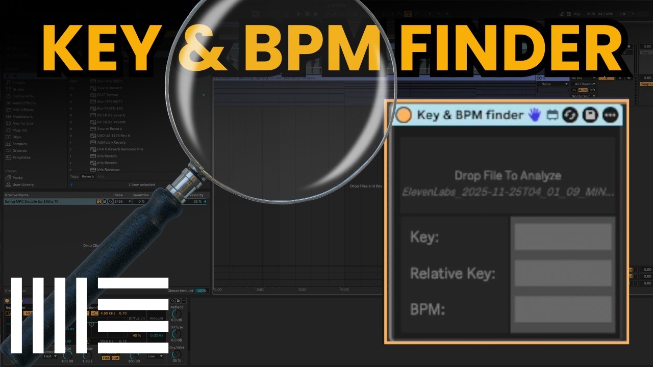 Find The Key & BPM of ANY Track In Ableton Live EASILY