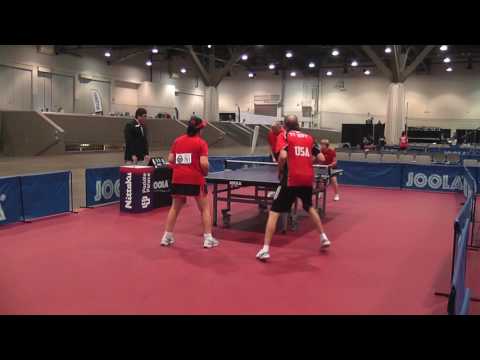 2017 US Nationals Table Tennis Over 50 Years Mixed Doubles Finals