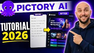 Pictory AI Tutorial | Edit Videos Like a PRO In MINUTES With No Experience