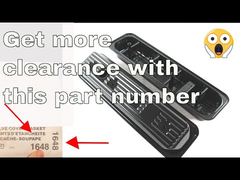 Center Bolt Valve Cover Clearance for Roller Rocker Arms