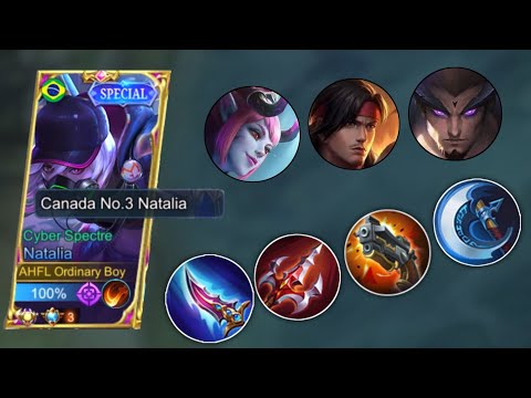 ROAMER NATALIA CARRYING THE GAME - Top Global Natalia Gameplay - MOBILE LEGENDS