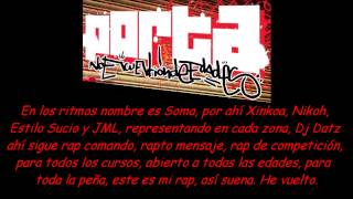 Porta Bienvenidos a mi show + Letra