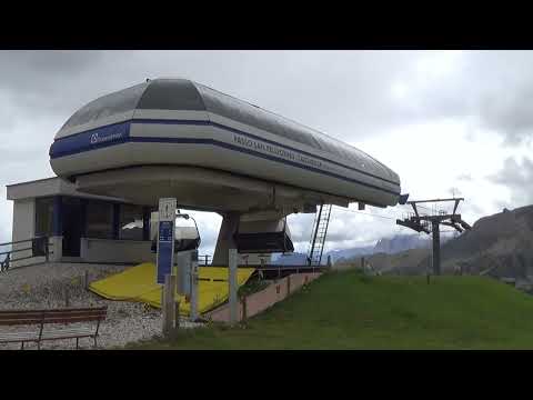 Discesa integrale seggiovia Doppelmayr "Costabella" - Passo San Pellegrino (TN) / Sessellift