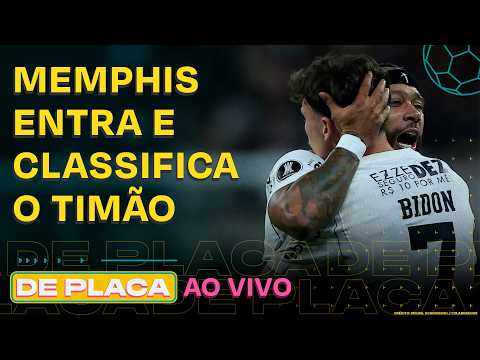 CORINTHIANS SE CLASSIFICA; MEMPHIS RESOLVE; SANTOS AVANÇA; VASCO ATROPELA | De Placa 21/08/26
