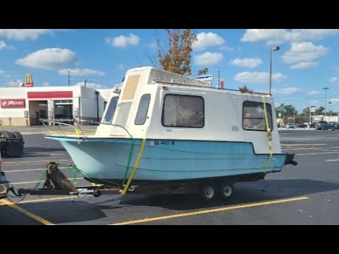 New Project Boat - 1967 Pawson Hobo Mini Houseboat!