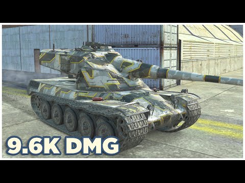 AMX 50 B • 9.6K DMG 5 KILLS • WoT Blitz