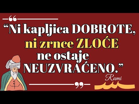 RUMIJEVIH 40 bezvremenskih pravila LJUBAVI I ŽIVOTA - MUDROSTI velikog mistika koje ostaju ZAUVEK