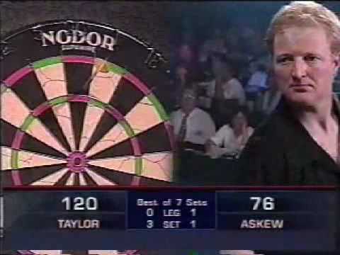 Phil Taylor vs Dave Askew - Part 4 - Golden Harvest 2000 Finals