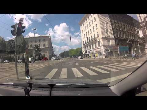 Driving from Korneuburg to Vienna