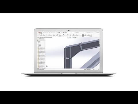 Structural Steel Design with SOLIDWORKS - SolidSteel parametric, 3D CAD Steelwork, Teaser #1