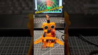 3D Printed Ultrasonic Radar System using Arduino Uno |||# 3dprinting #arduino #arduinoproject #diy