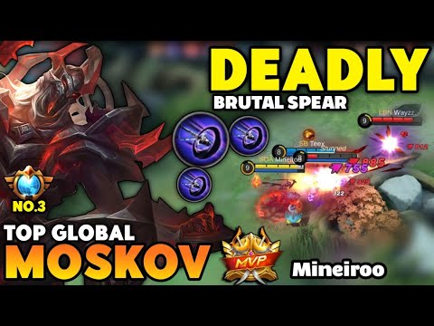 MOSKOV BEST BUILD 2022 | TOP GLOBAL MOSKOV GAMEPLAY | MOBILE LEGENDS✓