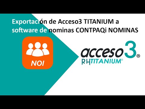 Exportación a nóminas