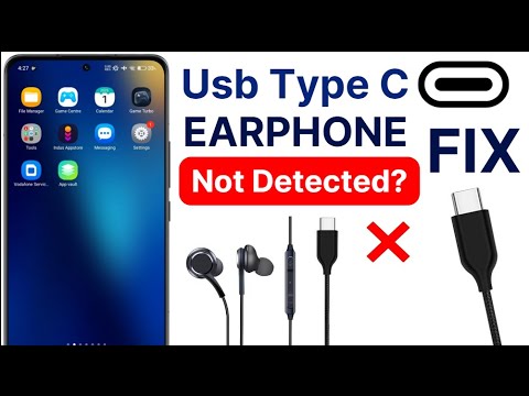 USB Type C Earphone Not Detected Fix | Type C Headphone Problem Solution | Android Earphone Tips