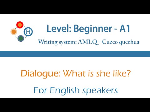 ¿Pitaq payri? 'What is she like?' (Writing system: AMLQ - Cuzco quechua) - Runasimi Tutor