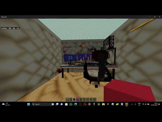 my gaming room (minecraft bedrock) Minecraft Map