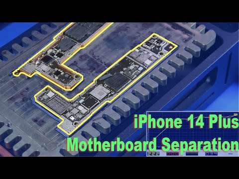iPhone 14 Plus motherboard separation - what is the optimum temperature？