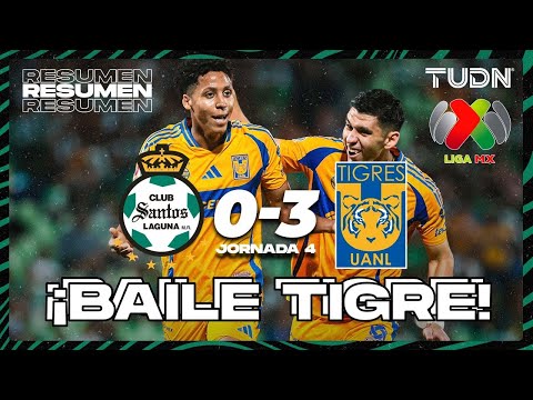 Santos 0-3 Tigres 