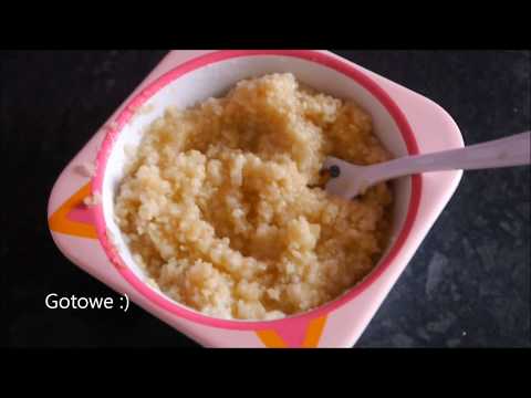 Kasza jaglana z jabłkiem po 9 miesiącu