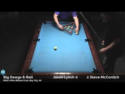 2016-04-02 Big Dawg 8-Ball: Jason Lynch vs Steve McConitch