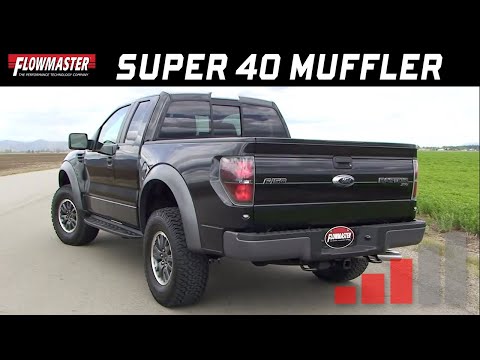 Ford F-150 V8 Raptor - Flowmaster Super 40 Muffler Sound 9530462