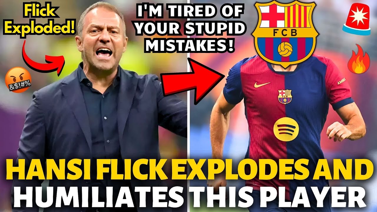 🚨URGENT! HANSI FLICK EXPLODES AND HUMILATES THIS PLAYER AFTER THE MATCH! NOT EVERYTHING IS JUST JOY!